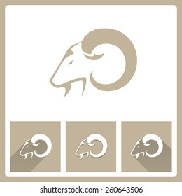 Ziegenkopfsymbole