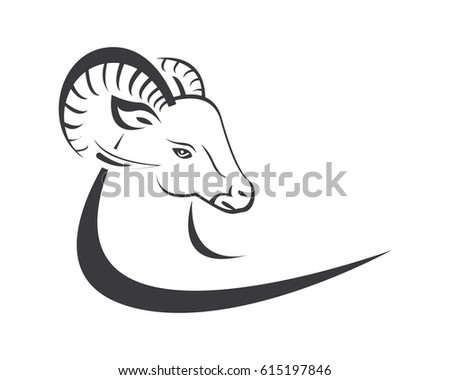 Goat Head Logo เวกเตอร์สต็อก (ปลอดค่าลิขสิทธิ์) 615197846 - Shutterstock