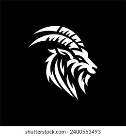 goat head logo design, premium logo design