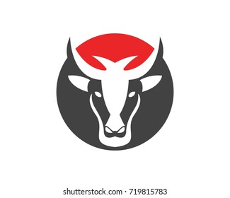Goat Head Logo Design template