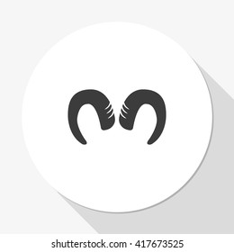 Goat horns icon.