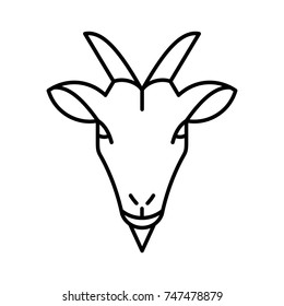 Goat icon animal design vector illustration