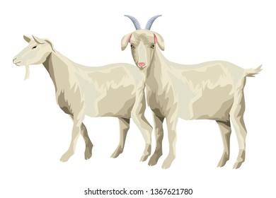 goat icon cartoon