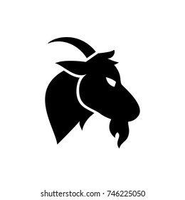 goat icon illustration isolated vector sign symbol