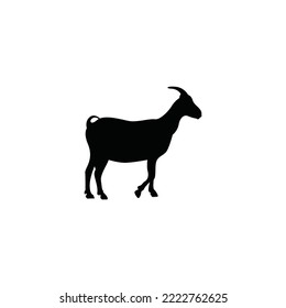 Goat icon isolated vector graphics