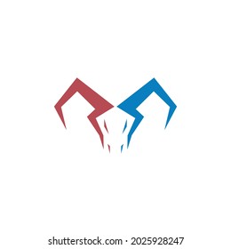 Goat icon logo vector design template illustration