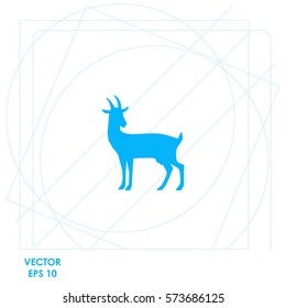 Goat  icon. Vector design.