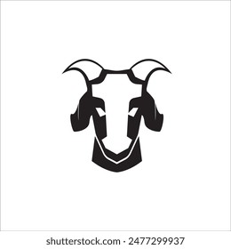 GOAT ICON VECTOR ILLUSTRATION SYMBOL DESIGN
