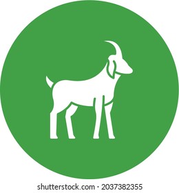 Goat icon vector image. Can also be used for Village. Suitable for mobile apps, web apps and print media.