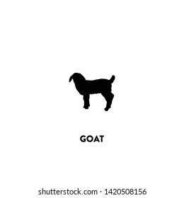 goat icon vector. goat sign on white background. goat icon for web and app