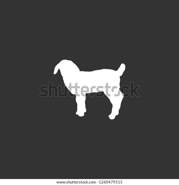 Goat Icon Vector Goat Sign On Stock 