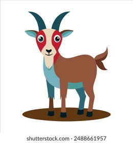 goat  illustration design vector file