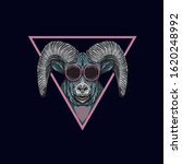 Goat Illustration Vector Easy to Edit