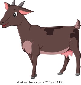 Goat isolated on white background