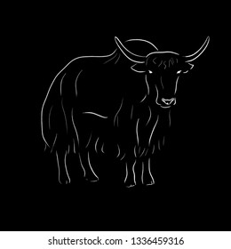 goat line illustration