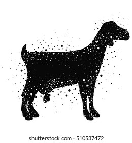 Goat livestock animal design