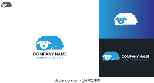 Goat Logo - All elements on this template are editable with vector software