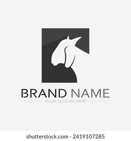 Goat Logo and animal Template vector icon illustration design