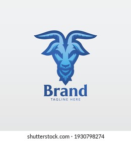 goat logo company for business