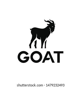 goat logo concept design vector