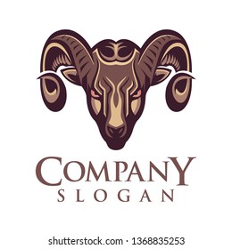 goat logo design