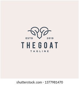 goat logo design
