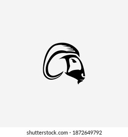 Goat Logo Design. goat Head vector