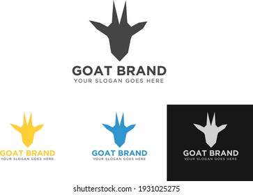Goat Logo Design Template VectorIllustrations