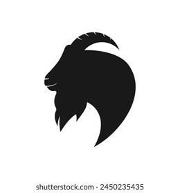 Goat logo design vector with premium concept illustration