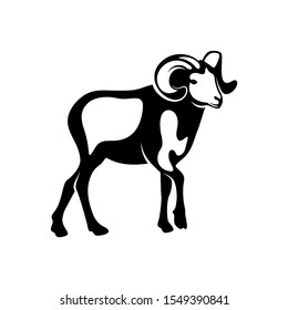 Goat Logo Design Vector. Goat logo Template