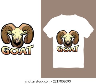 goat logo design vector template .eps
