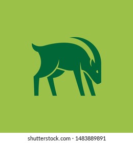 Goat logo. Icon design. Template elements