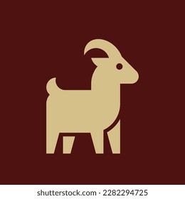 Goat Logo. Icon design. Template elements