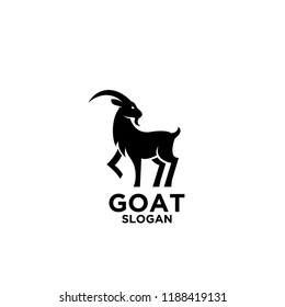 goat logo icon design vector