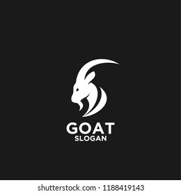 goat logo icon design vector