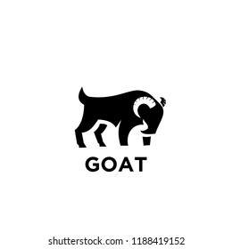 goat logo icon design vector