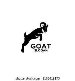 goat logo icon design vector