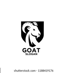 goat logo icon design vector