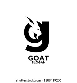 goat logo icon design vector