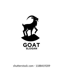 goat logo icon design vector