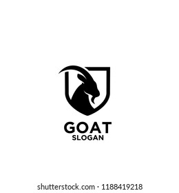 goat logo icon design vector