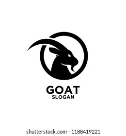 goat logo icon design vector