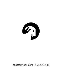 goat logo icon design vector
