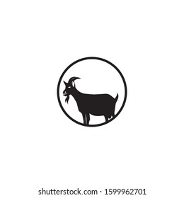 Goat logo icon design vector