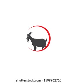 Goat logo icon design vector