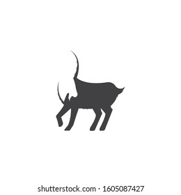 goat logo icon design vector