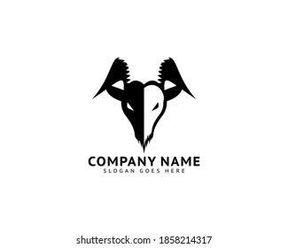 Goat logo icon design vector