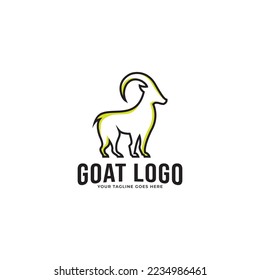 Goat Logo Icon Design Vector.