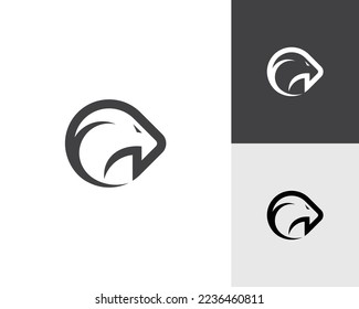 goat logo icon design vector