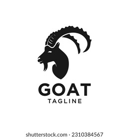 goat logo icon design vector
